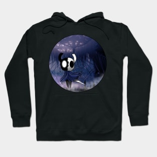 What is left of the hollow knight - Background Hoodie